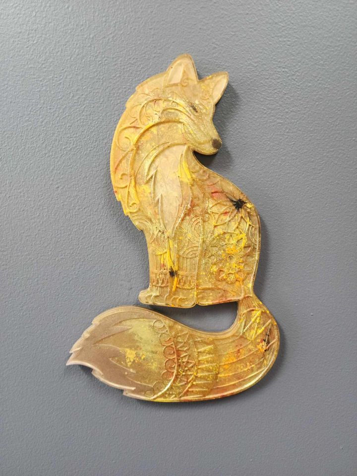 Fox wall hanging